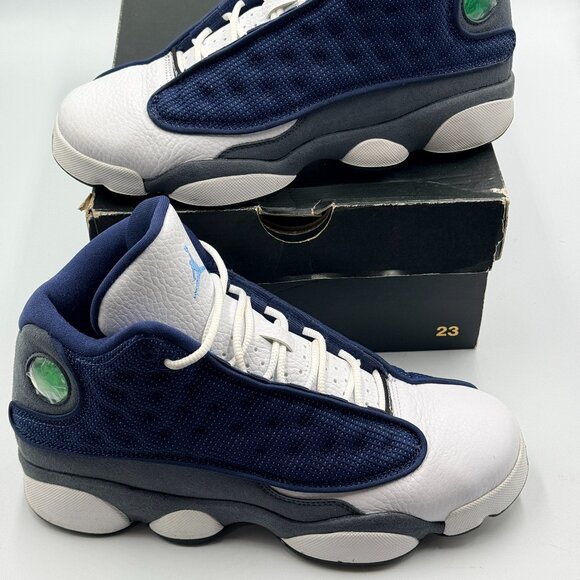 Nike Air Jordan 13 Retro GS 884129-404 Size 6.5Y Navy University Blue w/Box - Picture 1 of 7